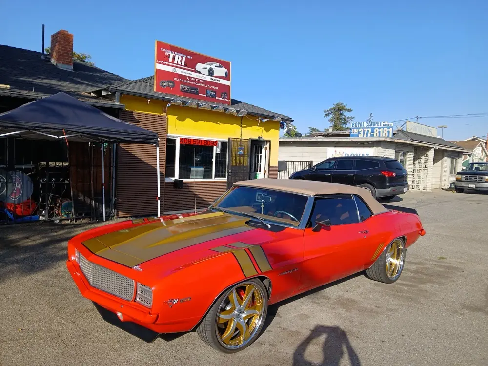 Camaro RS, at the shop